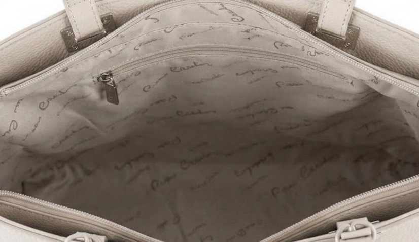 Elegantní dámská kabelka Pierre Cardin 24021 Béžová