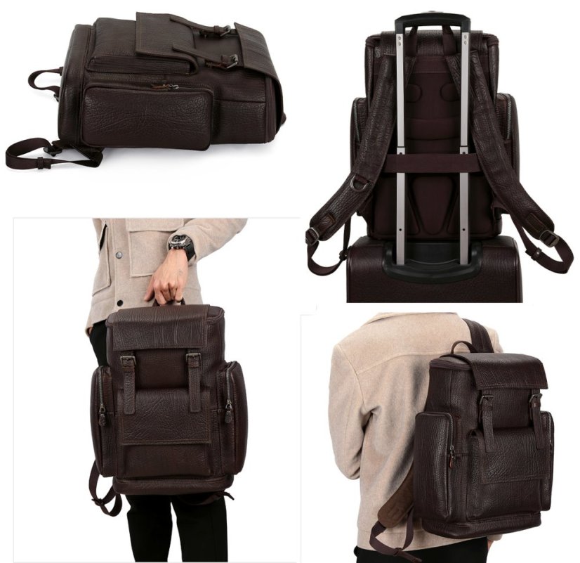 Rucsac din piele Valmio P91