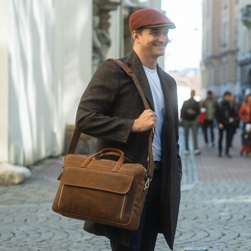 Valmio Portree valódi bőr táska