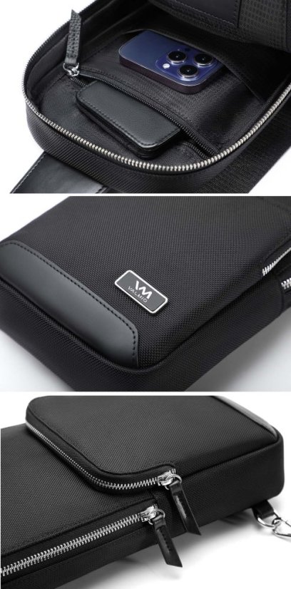 Valmio Tereno taška cez rameno – čierna