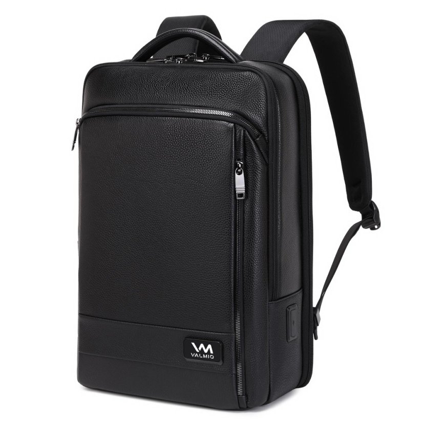 Kožený mestský batoh na notebook Valmio Konro