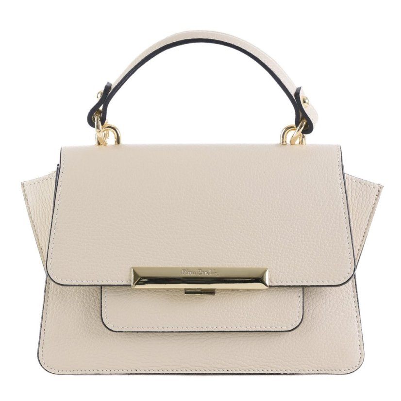 Elegantná dámska kožená kabelka Pierre Cardin 13002 Béžová