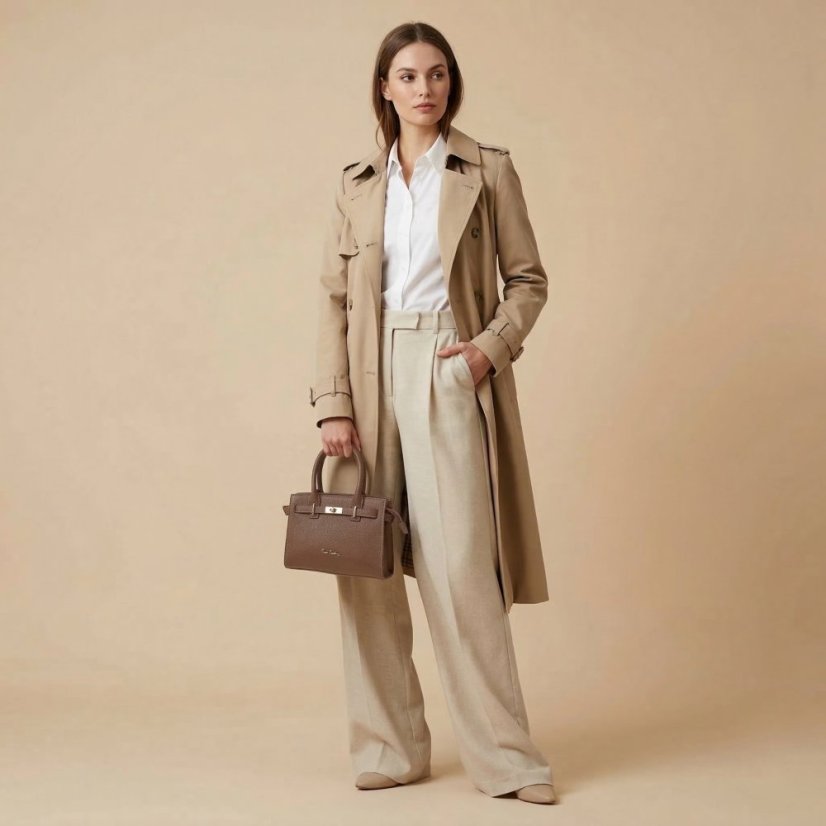 Kožená taška PIERRE CARDIN 1925 Cuoio