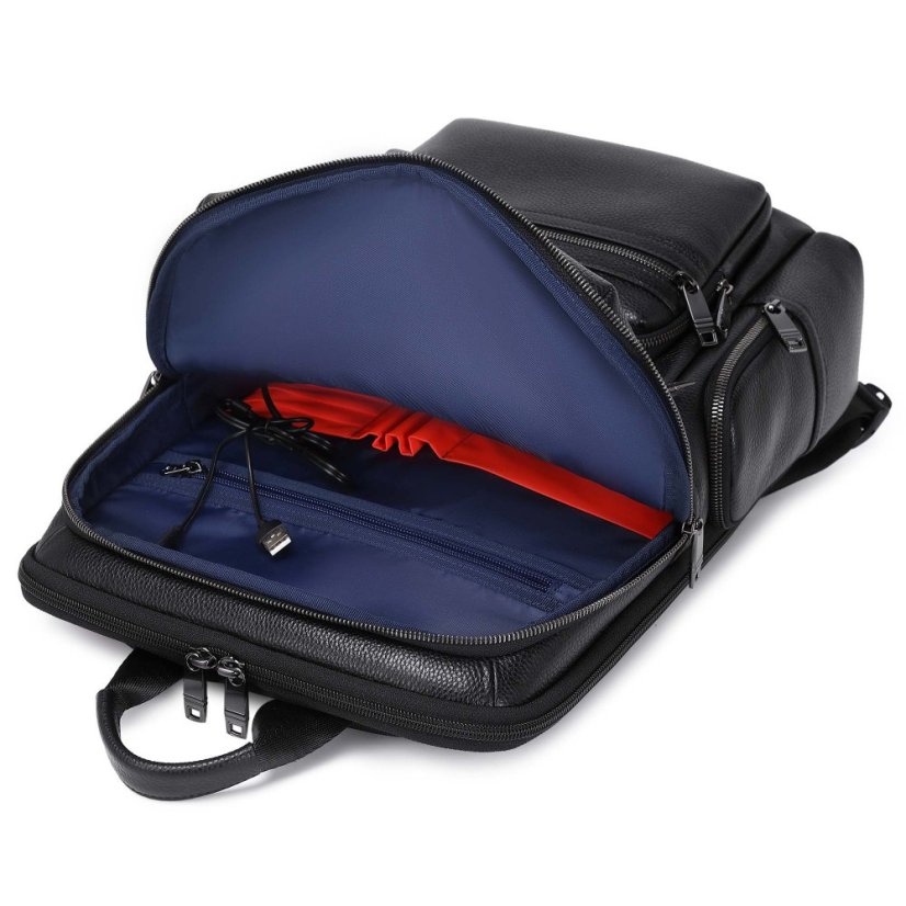Rucsac urban din piele pentru laptop Valmio Loretto