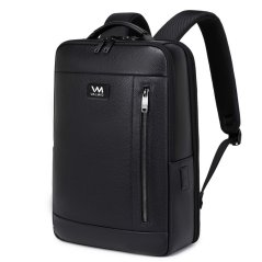 Kožený městský batoh na notebook Valmio Falco