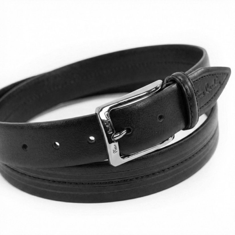 Pierre Cardin 1001-Nero kožený opasok
