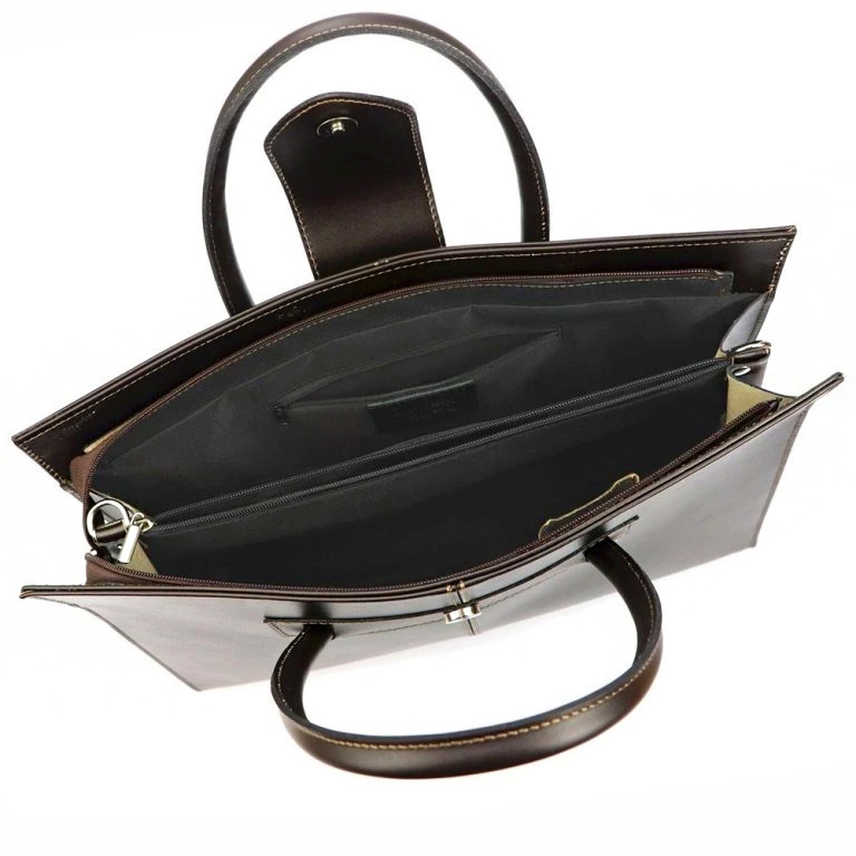 Kožená kabelka Camilla 778 hnedá