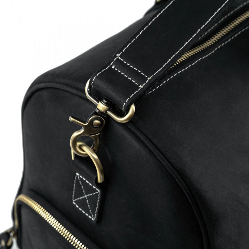 Čierna сestovní taška Valmio Vintage 