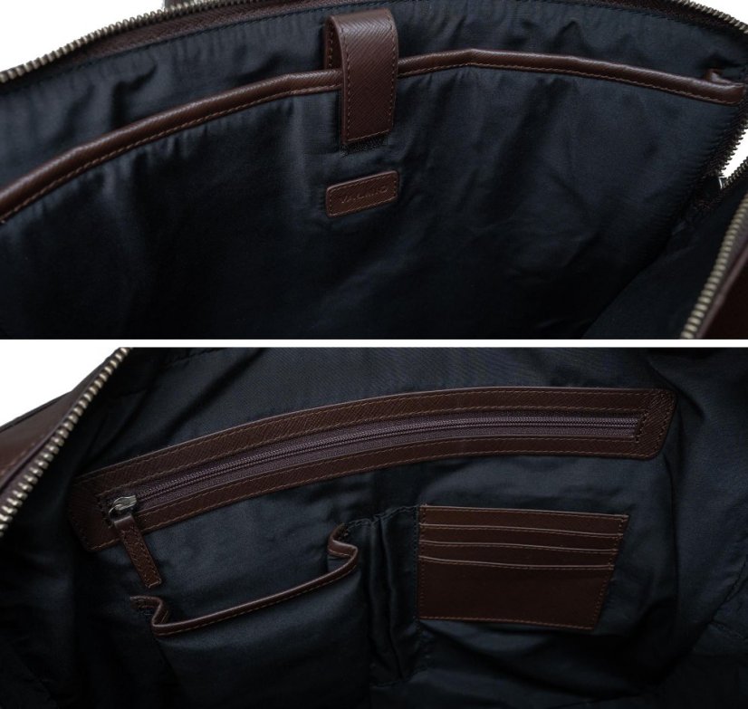 Kožená taška Valmio Kauri Brown