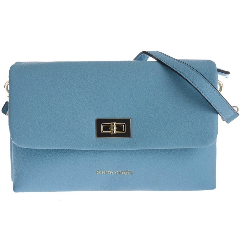 Elegantná dámska kabelka Pierre Cardin 7421 Azúrová