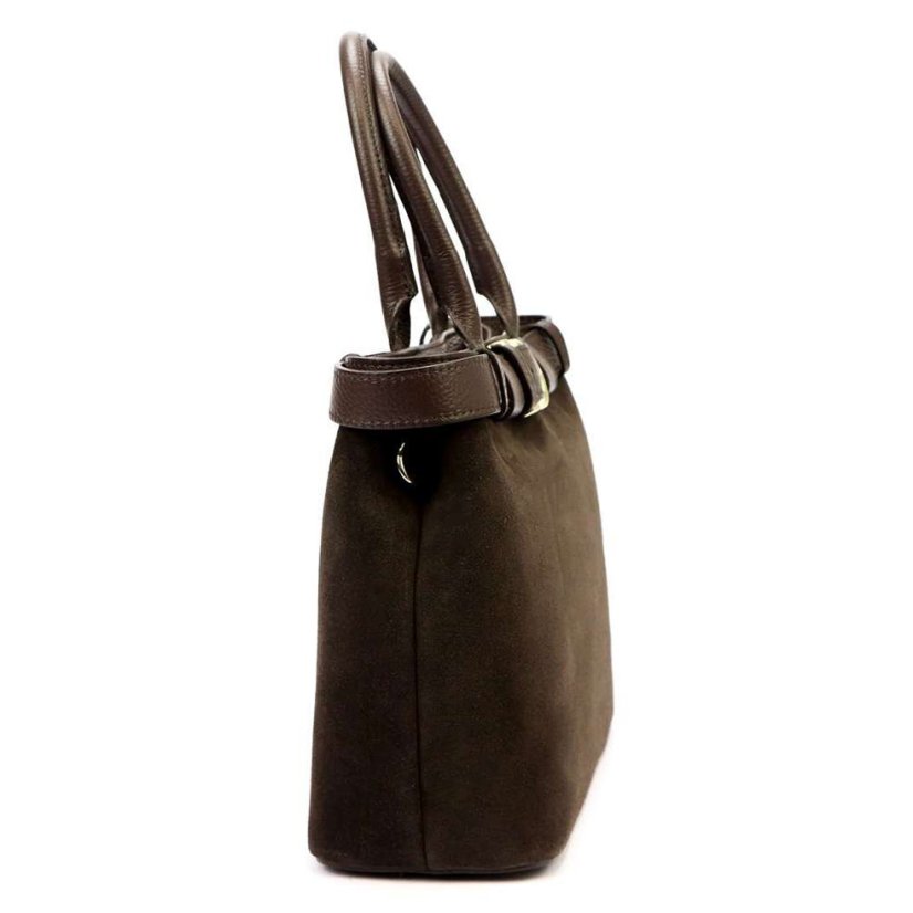 Kožená dámska kabelka LUKA 24-053 Hnedá