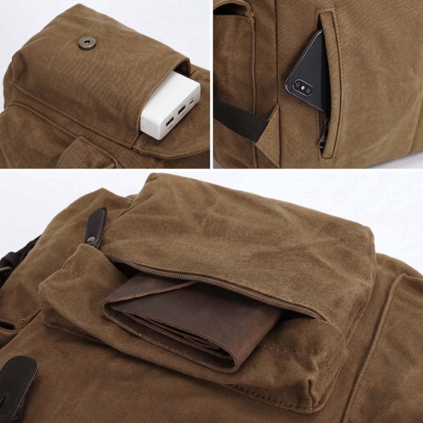 Rucsac urban Valmio Ranger – maro nisipiu