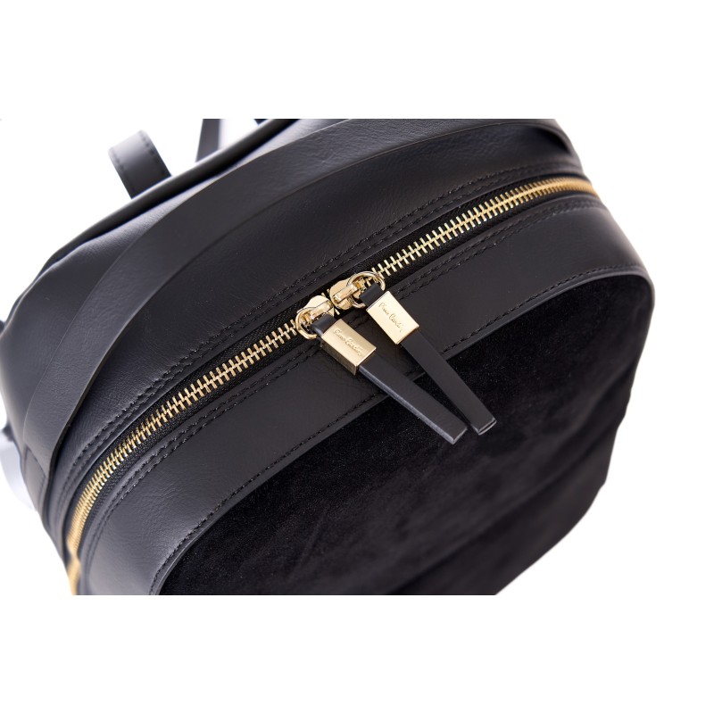 Dámský kožený batoh Pierre Cardin 55108 CAMOSCIO černý