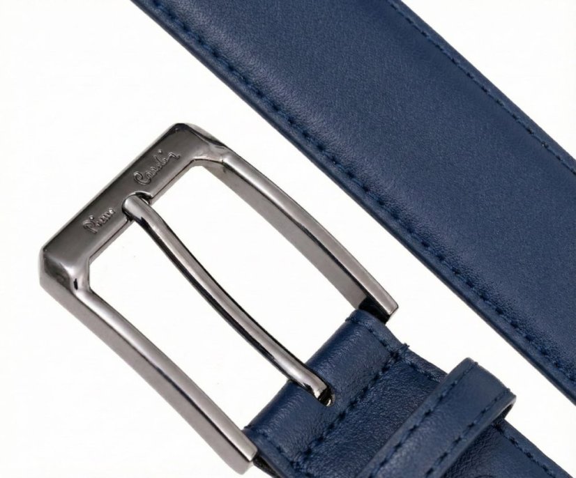 Pánsky kožený opasok Pierre Cardin 2506 NERO