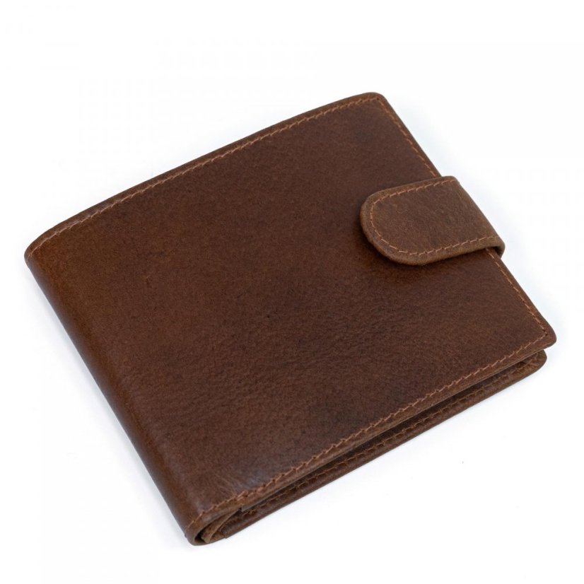 Hnedá pánska peňaženka Valmio Pelle Classic V3