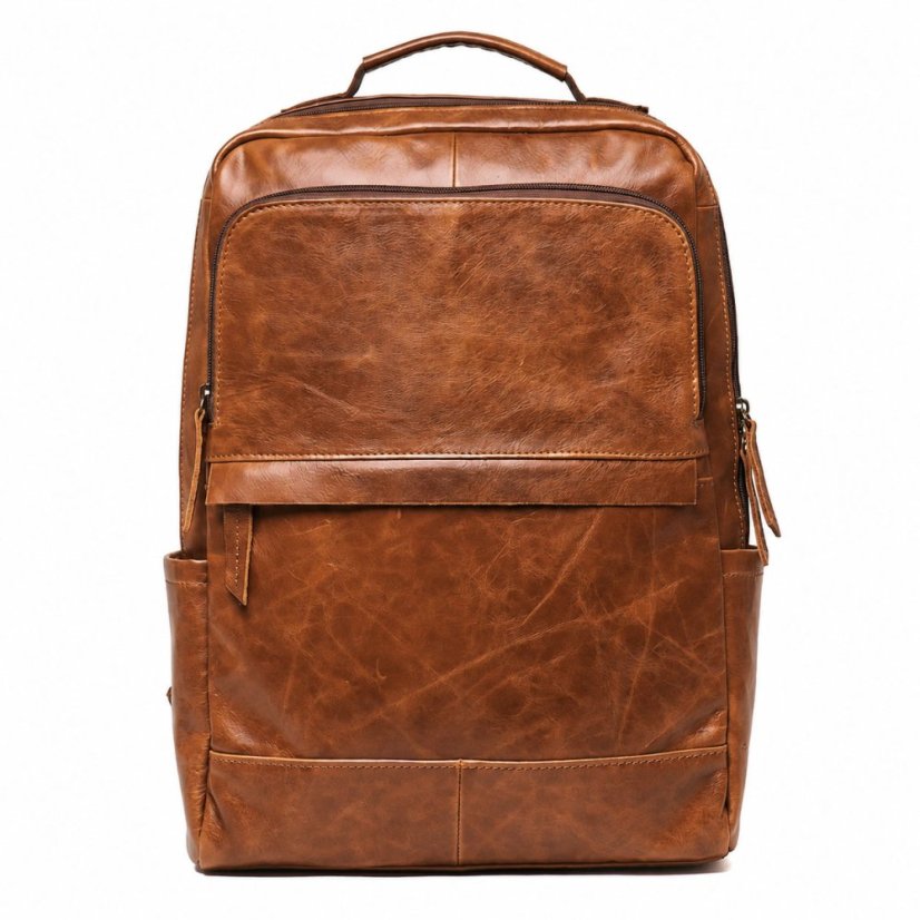 Rucsac din piele Valmio Ardent – maro