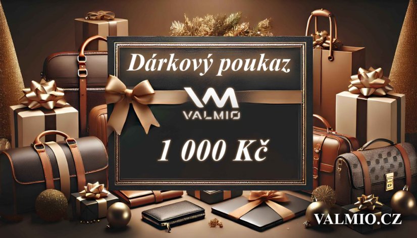 Dárkový poukaz Valmio elektronický - Hodnota Kč: 1000