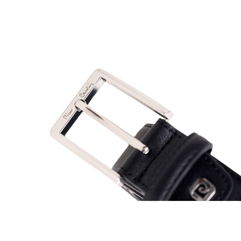 Kožený opasok Pierre Cardin 2510-BL