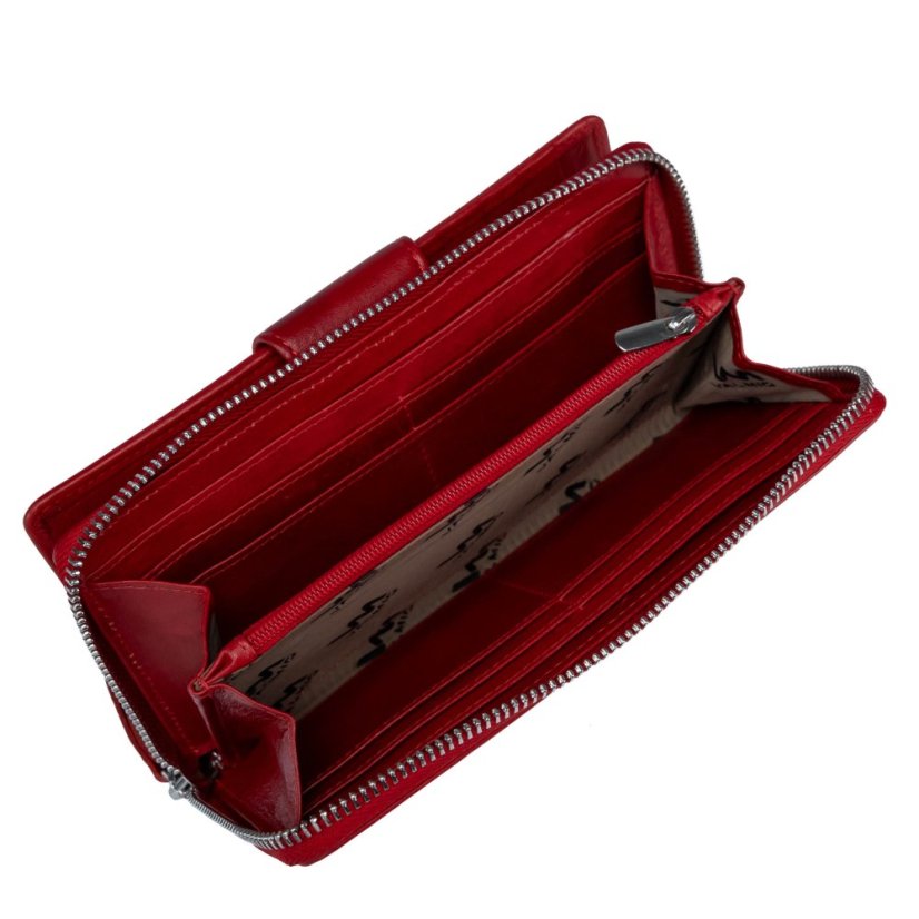 Dámská kožená peněženka Valmio Vault 2435 červená
