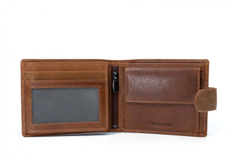 Hnedá pánska peňaženka Valmio Pelle Classic V5