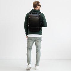 Kožený mestský batoh na notebook Valmio Konro