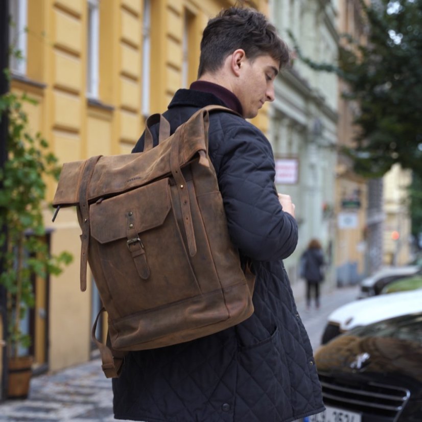 Bőr hátizsák Valmio WUDLINE 5018