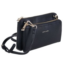 PIERRE CARDIN 86575 Čierna kabelka z ekokože