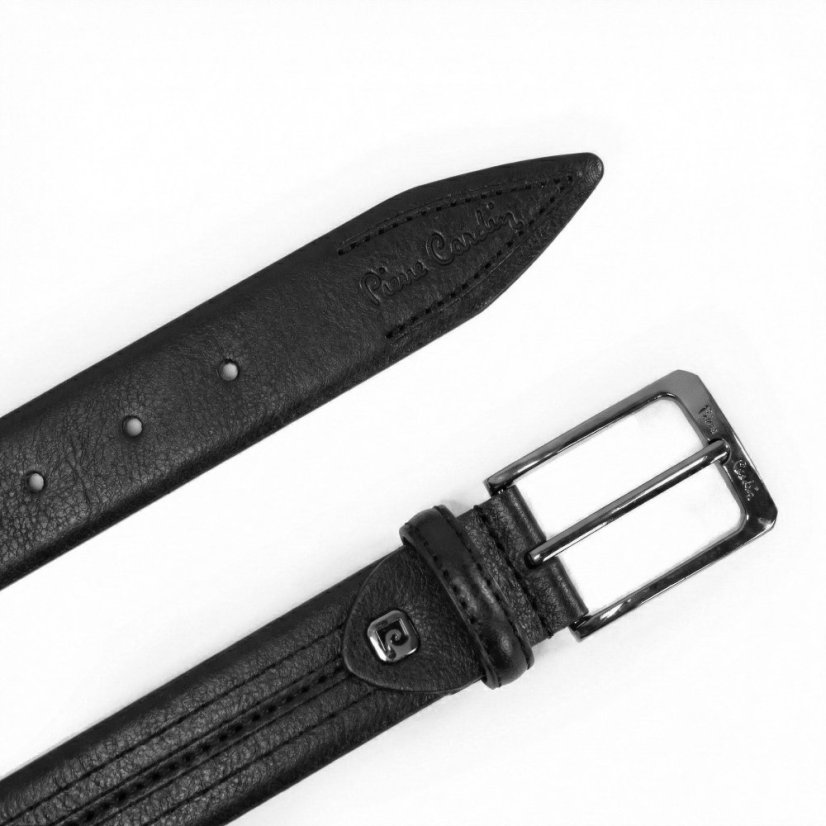 Pierre Cardin 1001-Nero kožený opasok