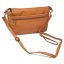 Geantă crossbody de damă din piele naturală Valmio Arina – portocalie