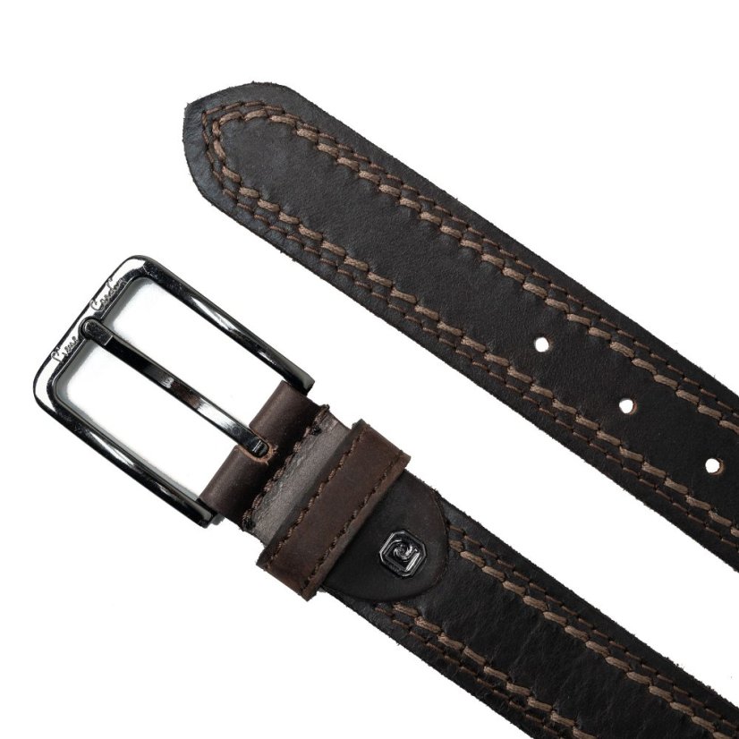 Kožený opasek Pierre Cardin 612 T.MORO