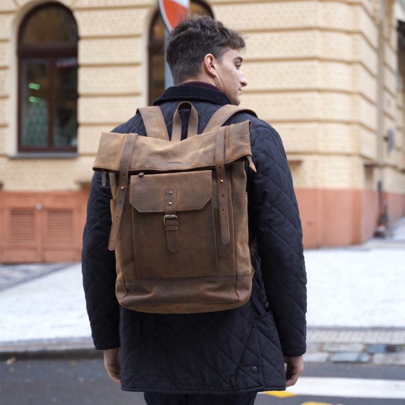 Bőr hátizsák Valmio WUDLINE 5018