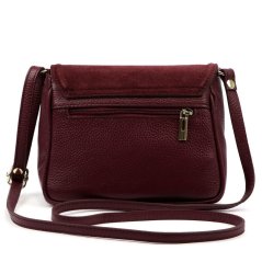 LUKA 26-016 bordó női bőrtáska