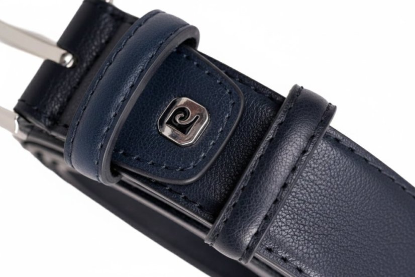 Kožený opasok Pierre Cardin 2510-BLU