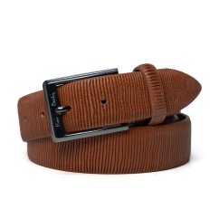 Kožený opasek Pierre Cardin GF8013 COGNAC