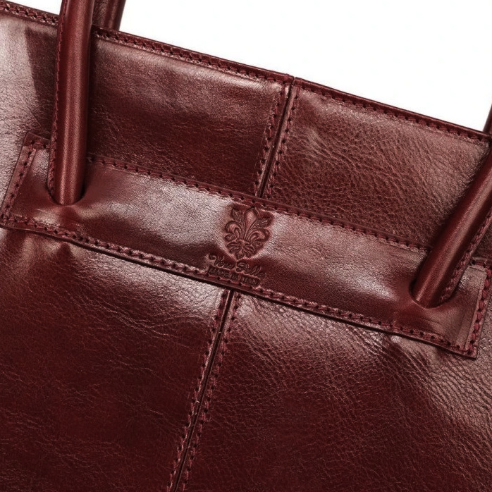 Kožená kabelka Florence 1028 červená