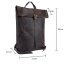 Rucsac roll-top din piele Valmio Astorsen - CRB maro