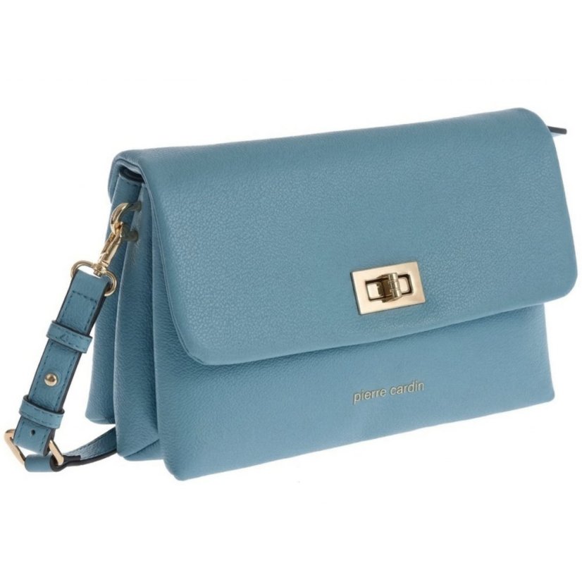 Elegantní dámská kabelka Pierre Cardin 7421 Azurová