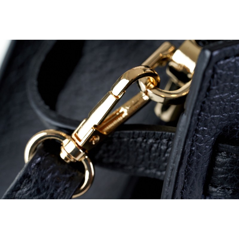 Geantă de damă din piele Pierre Cardin 1925 DOLLARO neagră