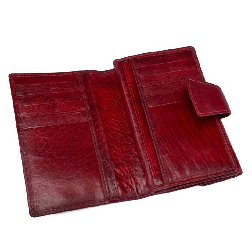 Portofel de damă din piele Valmio Portwine 2432