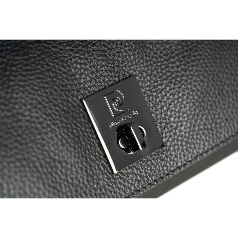 Geantă de damă din piele Pierre Cardin 55109 DOLLARO neagră