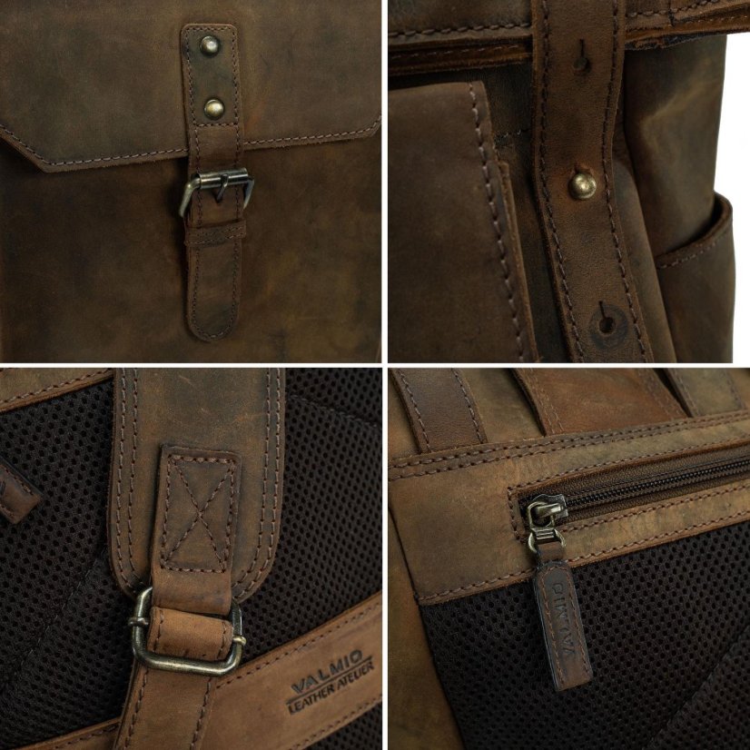 Bőr hátizsák Valmio WUDLINE 5018