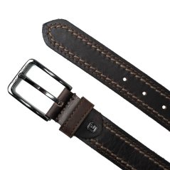 Kožený opasok Pierre Cardin 612 T.MORO