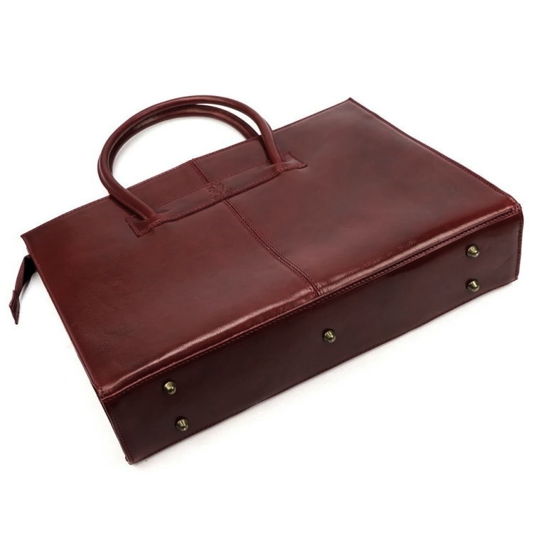 Kožená kabelka Florence 1028 červená