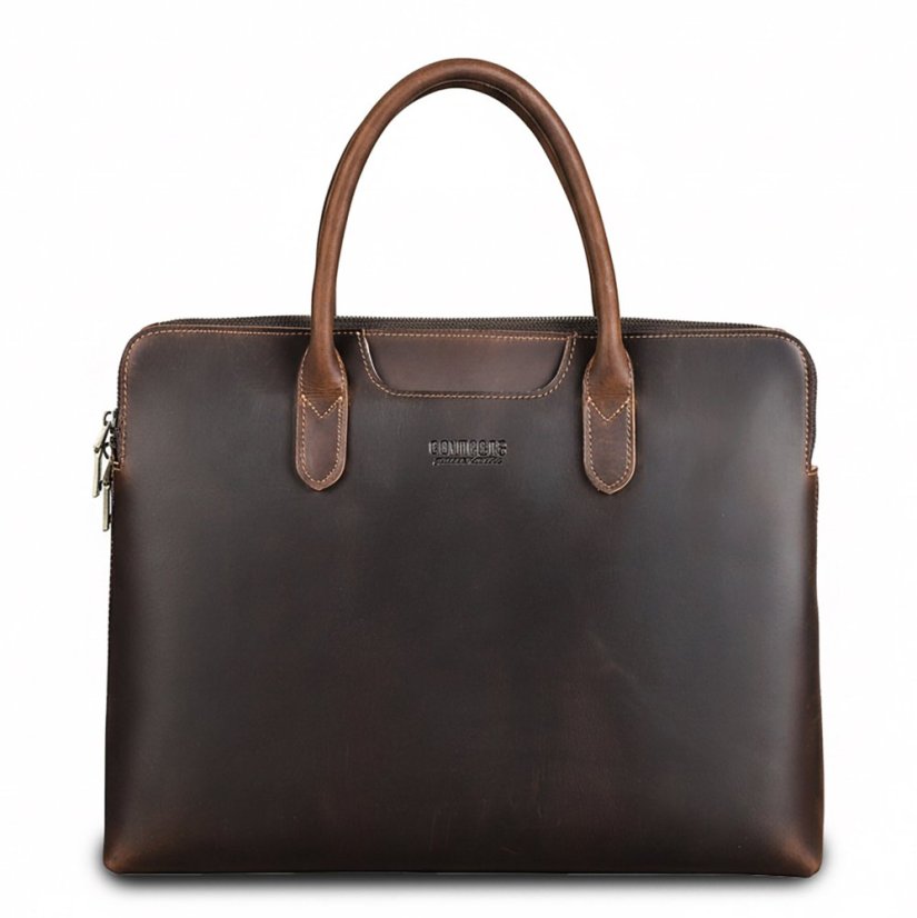 Elegantná kožená aktovka Ventura Slim