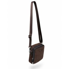 Geantă crossbody bărbătească din piele peste umăr Nord