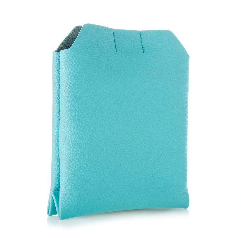 Malá kožená kabelka VIF Modern Modrá