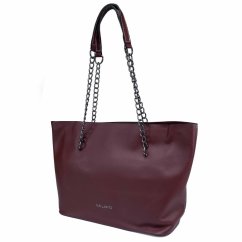 Geantă shopper de damă Valmio Procida visinie