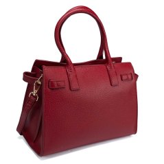 Dámská kožená kabelka Pierre Cardin 1925 DOLLARO Rubino