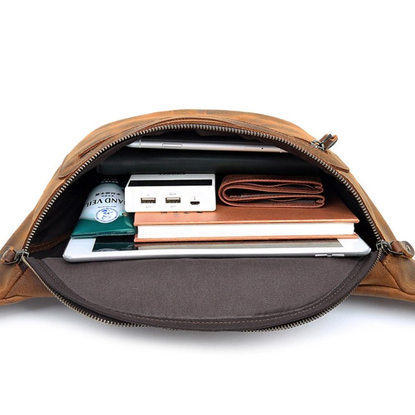 Bőrből készült övtáska Valmio Alder