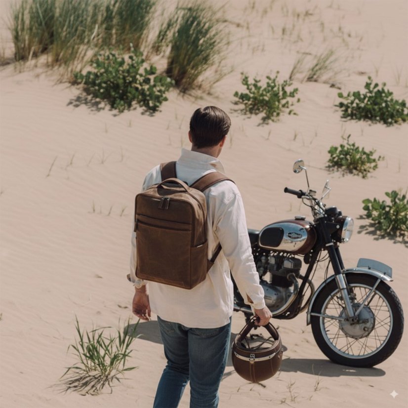 Kožený Batoh Valmio Hunter